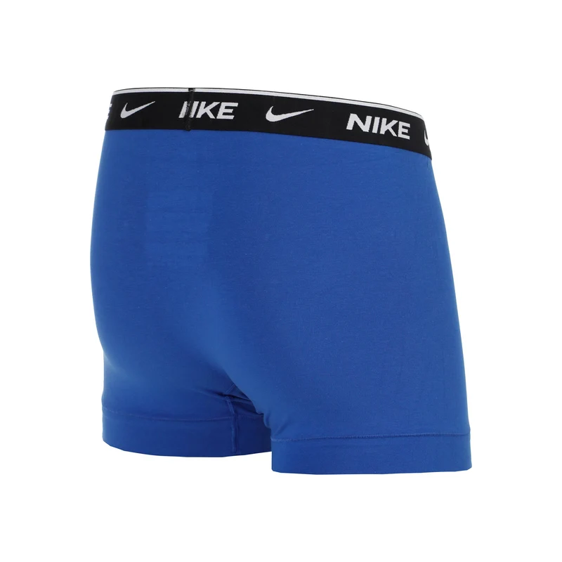 Essential Cotton Stretch Trunk Boxer Short 3er Pack Herren - blau, blau