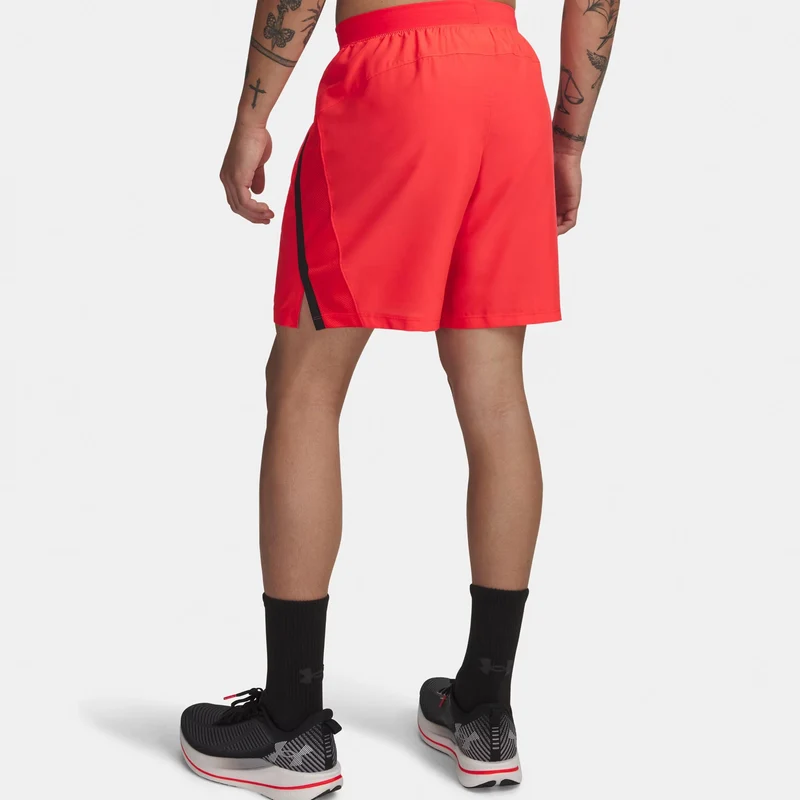 Launch 7in Laufshorts Herren - rot, schwarz