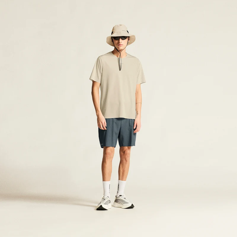 Pro Trail Laufshirt Herren - creme