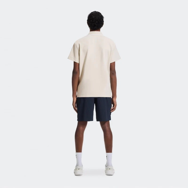 Courtside Polo Herren - beige, weiß