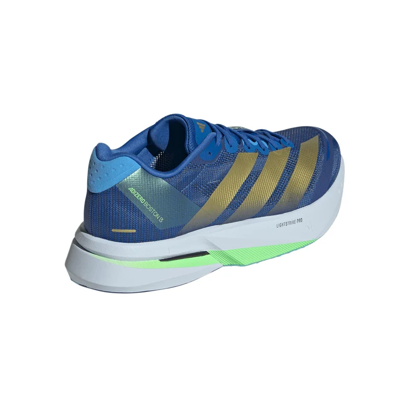 adizero Boston 13 Wettkampfschuh Herren - blau, gelb