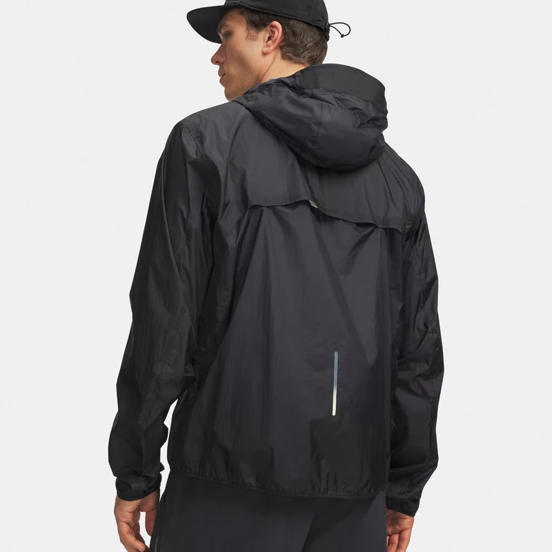 Explor Trail Run Rain Laufjacke Herren-anthrazit, hellgrün