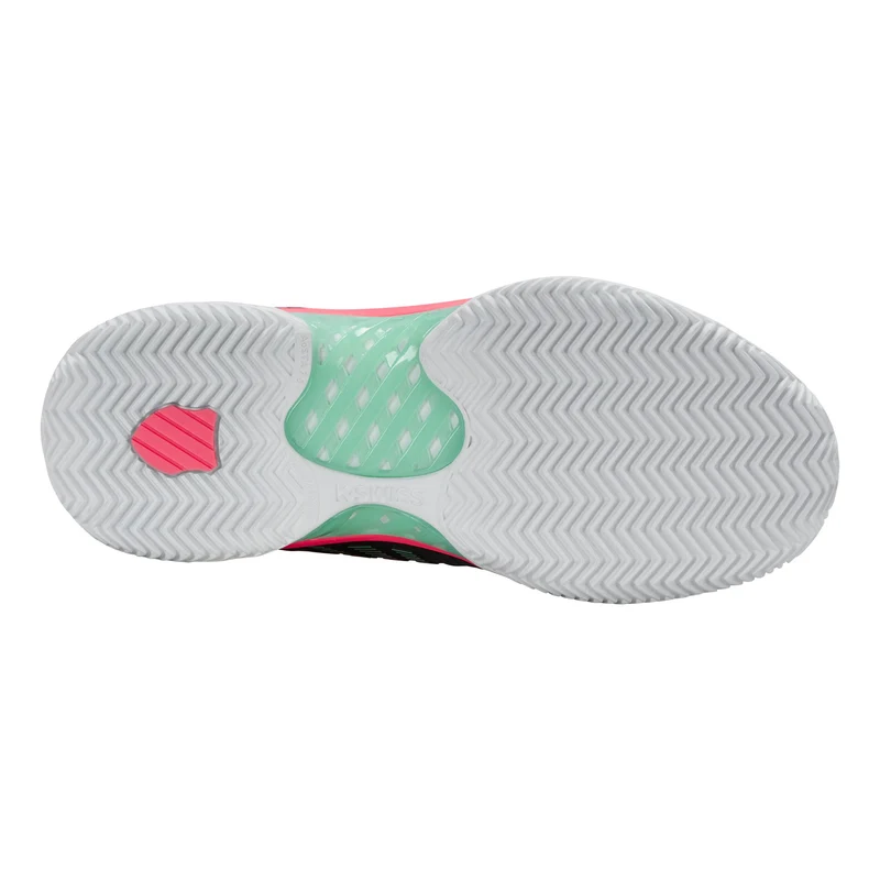 Hypercourt Express 2 Sandplatzschuh Damen-Schwarz,Mehrfarbig
