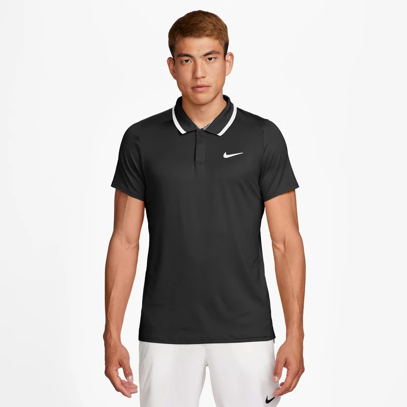 Court Dri-Fit Advantage Polo Herren-Schwarz,Weiß