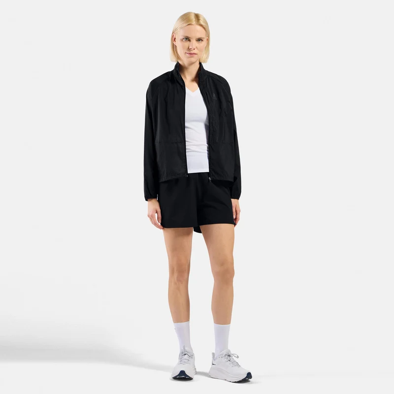 Essential 4in Laufshorts Damen-Schwarz