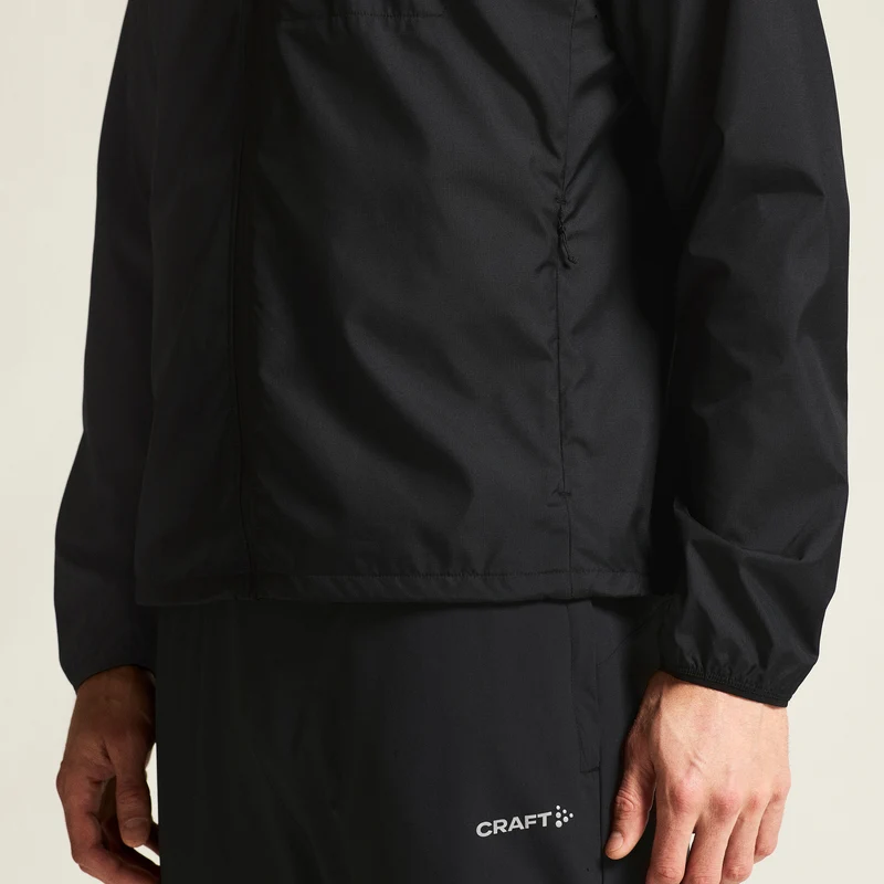 Essence Wind Laufjacke Herren - schwarz
