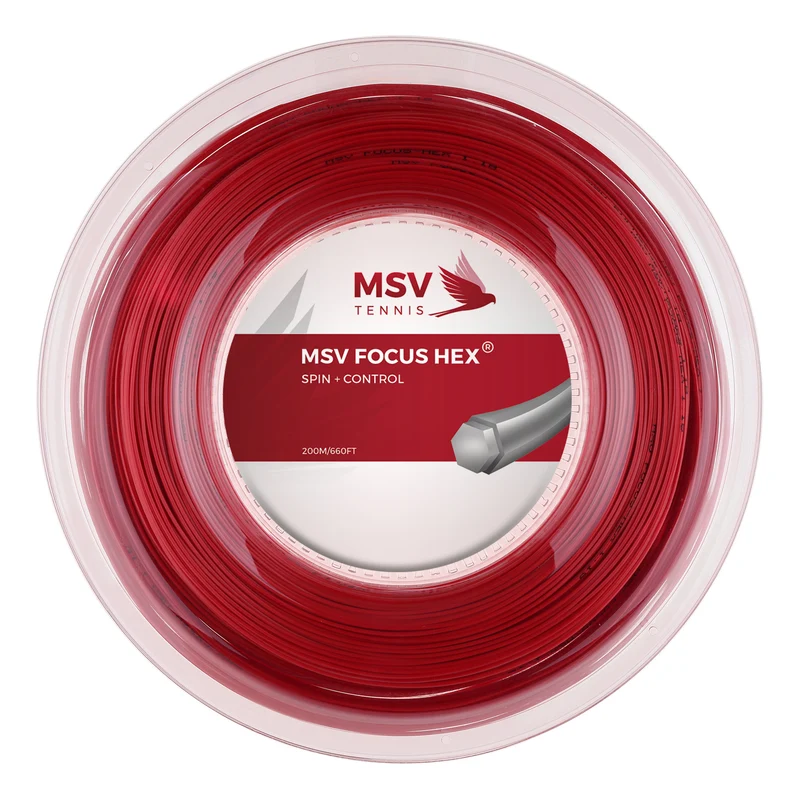 Focus-HEX Saitenrolle 200m-Rot
