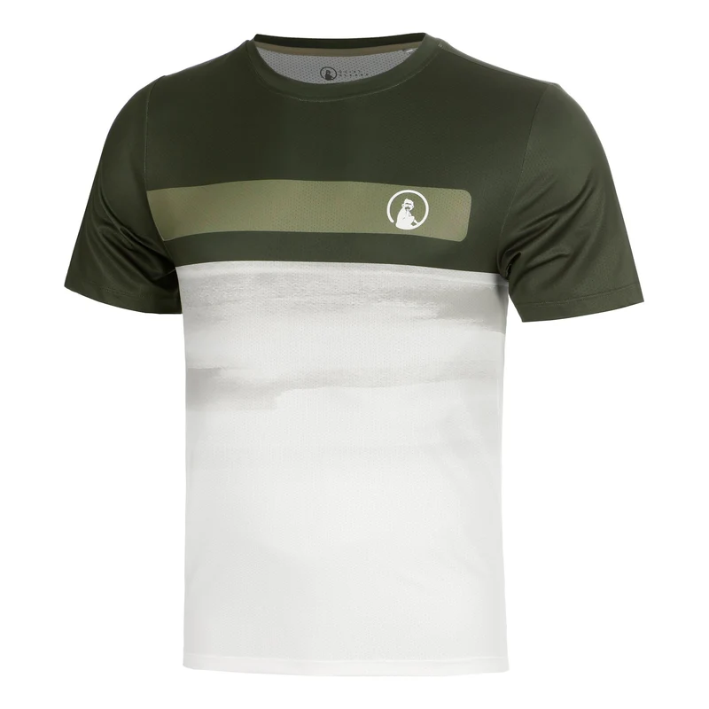 Memories Receiver Faded Wipe T-Shirt Herren - dunkelgrün