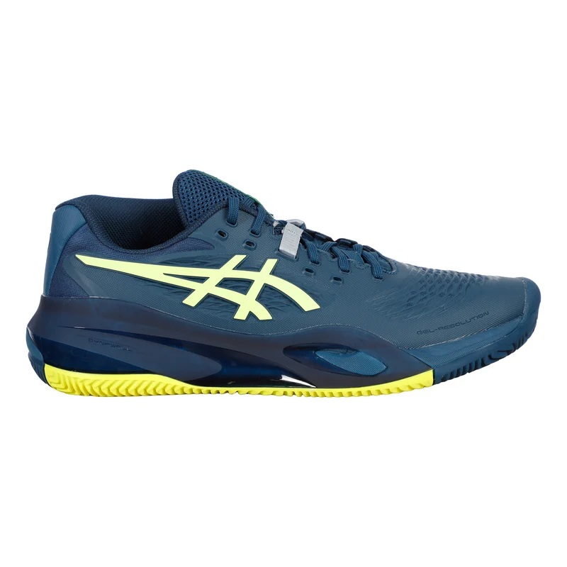 Gel-Resolution X Sandplatzschuh Herren - dunkelblau, neongelb