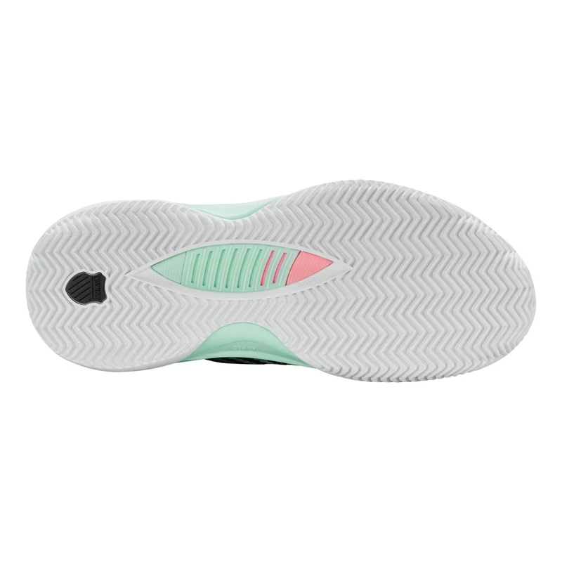 Hypercourt Supreme 2 Sandplatzschuh Damen - schwarz, mint