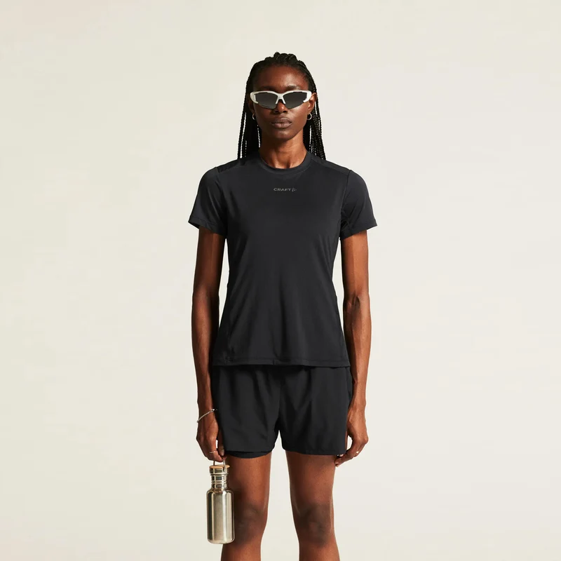 ADV Essence Laufshirt Damen - schwarz