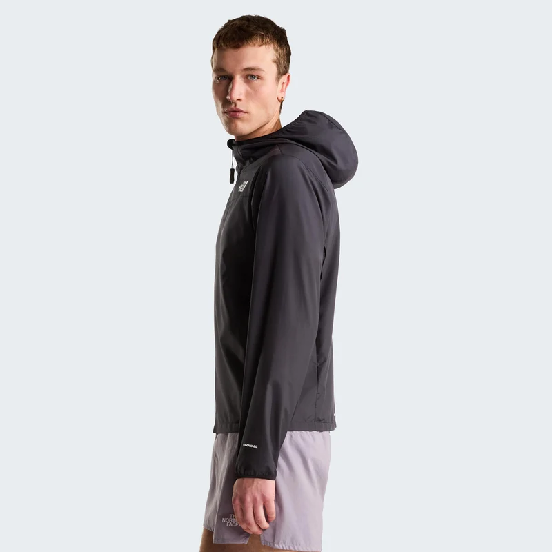 Fontanales Wind Laufjacke Herren - schwarz
