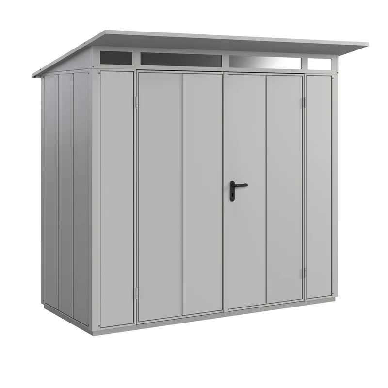 Set Berry Modern-P,Typ1 Gerätehaus-Weißaluminium