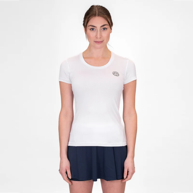 Crew T-Shirt Damen-Weiß