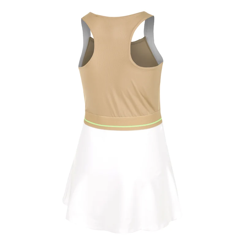 Wild Volley Kleid Damen-Beige,Weiß