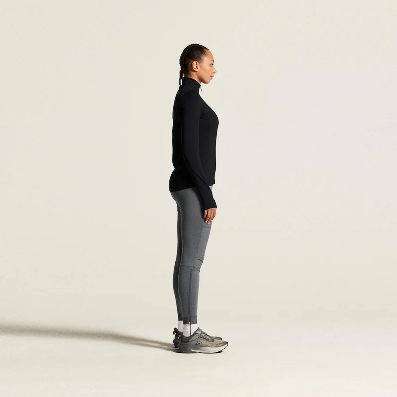 Gain Thermal Laufshirt Damen - schwarz