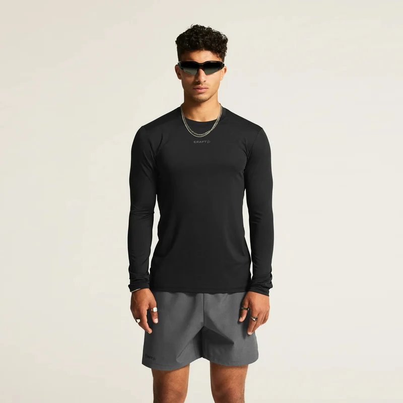 ADV Essence Laufshirt Herren - schwarz