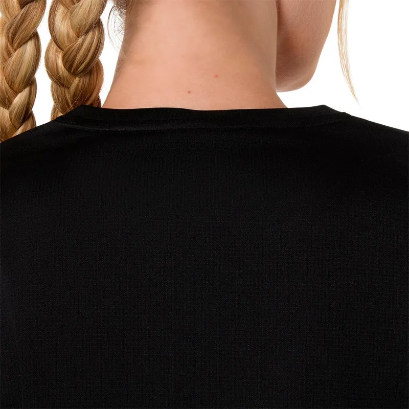 Icon Laufshirt Damen-schwarz