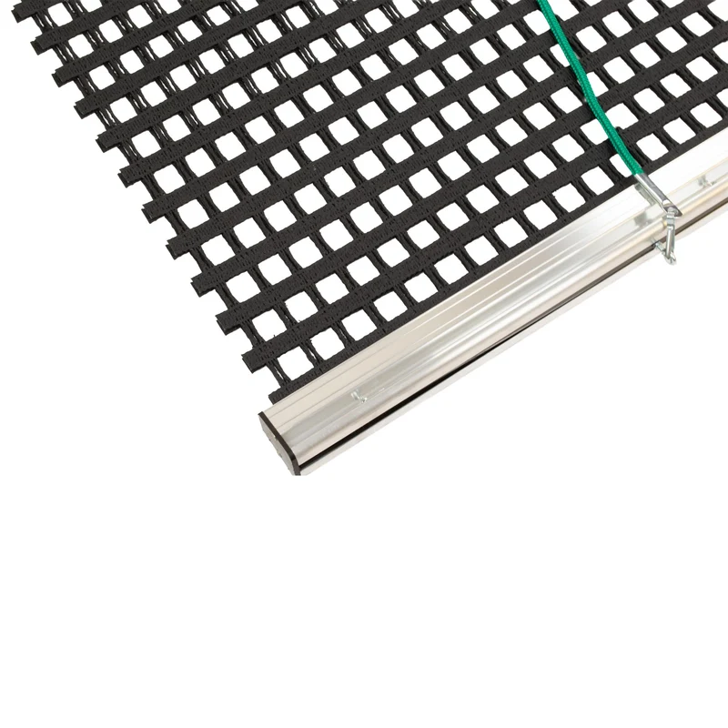 Schleppnetz mit Alu-Profil doppellagig schweres Gewebe 1,96m x 0,75 m Schleppnetz mit Alu-Profil, doppellagig - silber