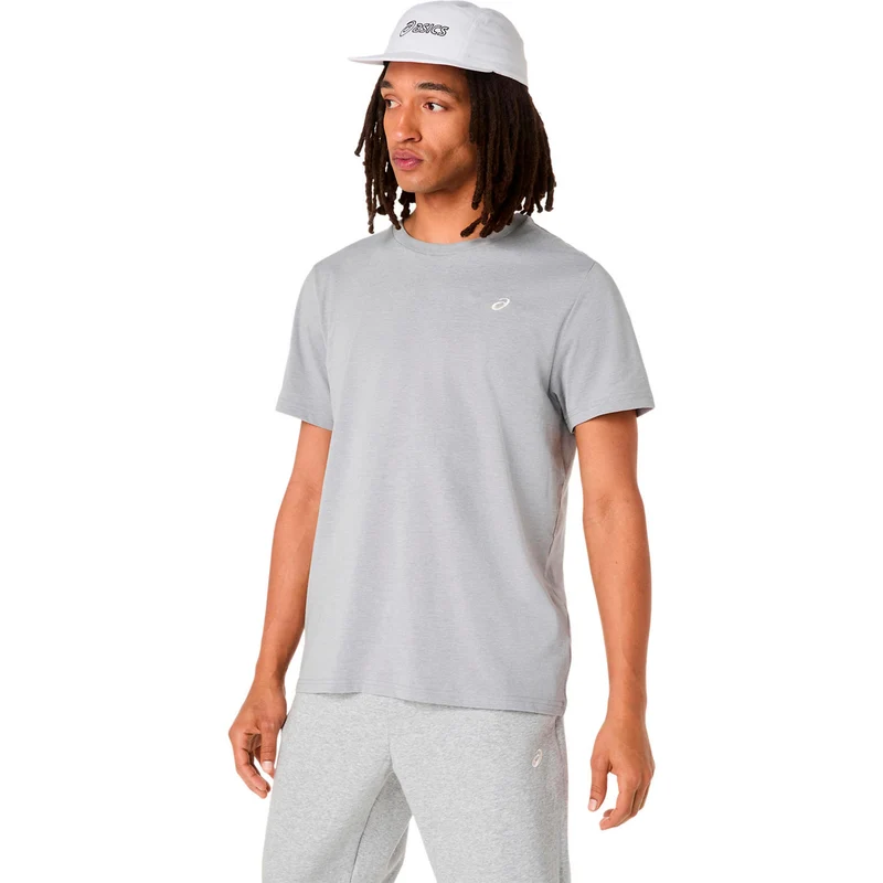 Spiral Embroidery Laufshirt Herren - grau