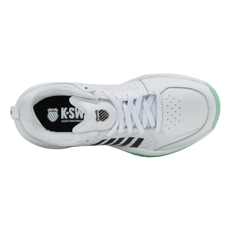 Court Express 2 Sandplatzschuh Damen - weiß, schwarz