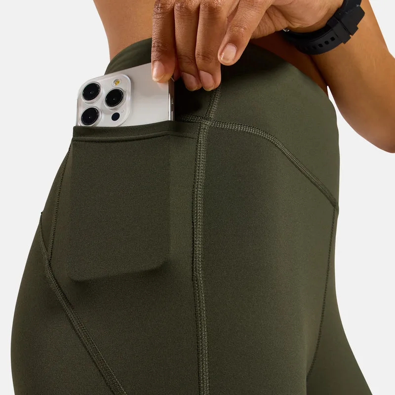 Essential Lauftight Damen - dunkelgrün
