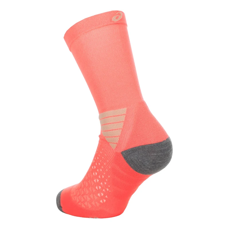 Elite Fujitrail Crew Laufsocken Unisex - koralle, grau