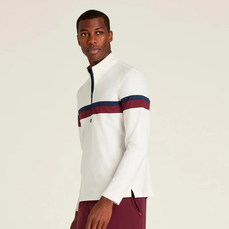 Elevate Performance Half-Zip Longsleeve Herren-sand
