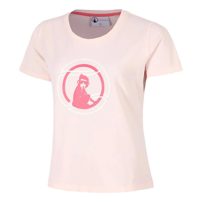 Endlessly Bracket T-Shirt Damen-Rosa,Mehrfarbig