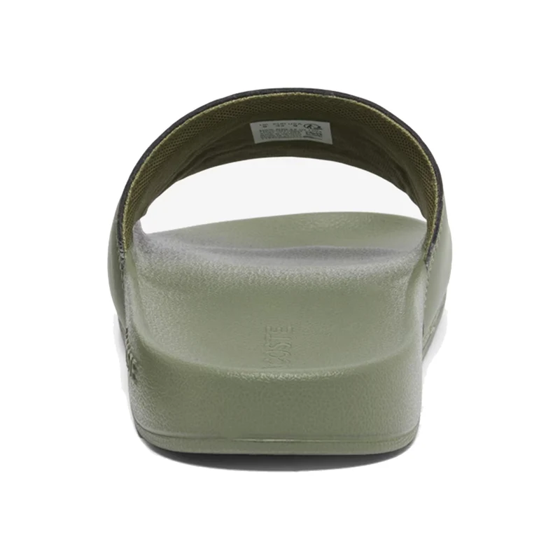 Serve Badelatschen Herren - khaki, weiß