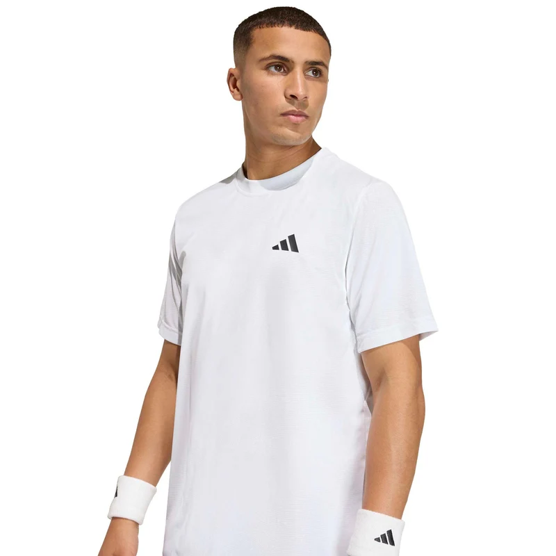 Club Graphik T-Shirt Herren-weiß
