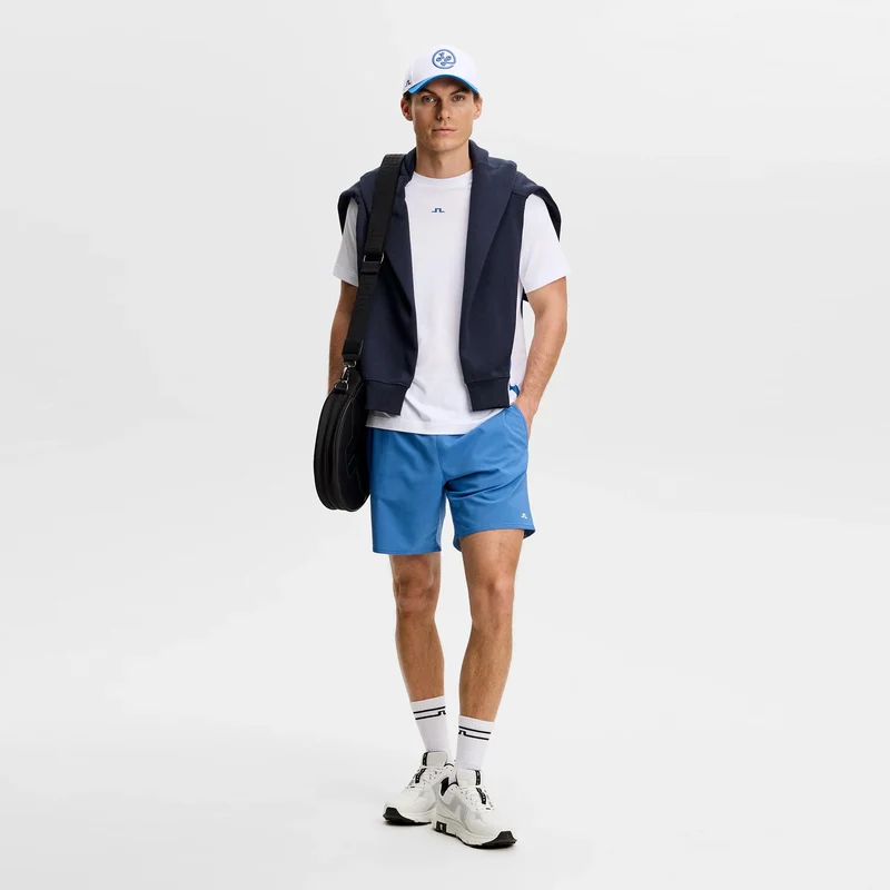 Court T-Shirt Herren-weiß