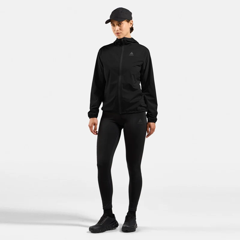 X-Alp Waterproof Laufjacke Damen - schwarz