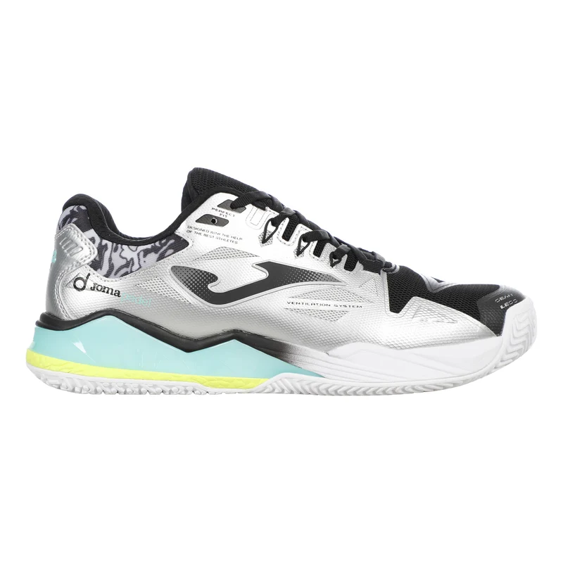 Spin Padelschuh Herren - silber