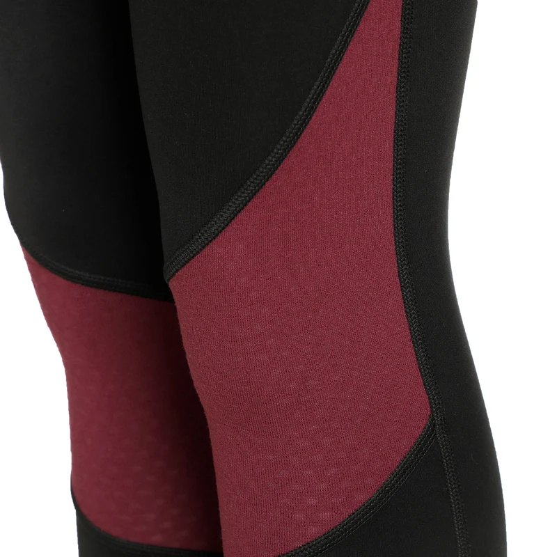 Warmalite Lauftight Damen-Schwarz,Rot