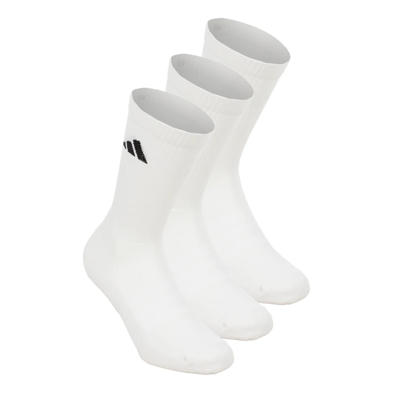 Essentials Crew 3P Tennissocken Unisex-weiß, schwarz