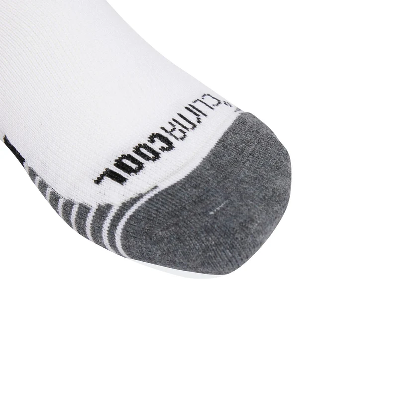 Performance Cushioned Crew Laufsocken Unisex - weiß, schwarz