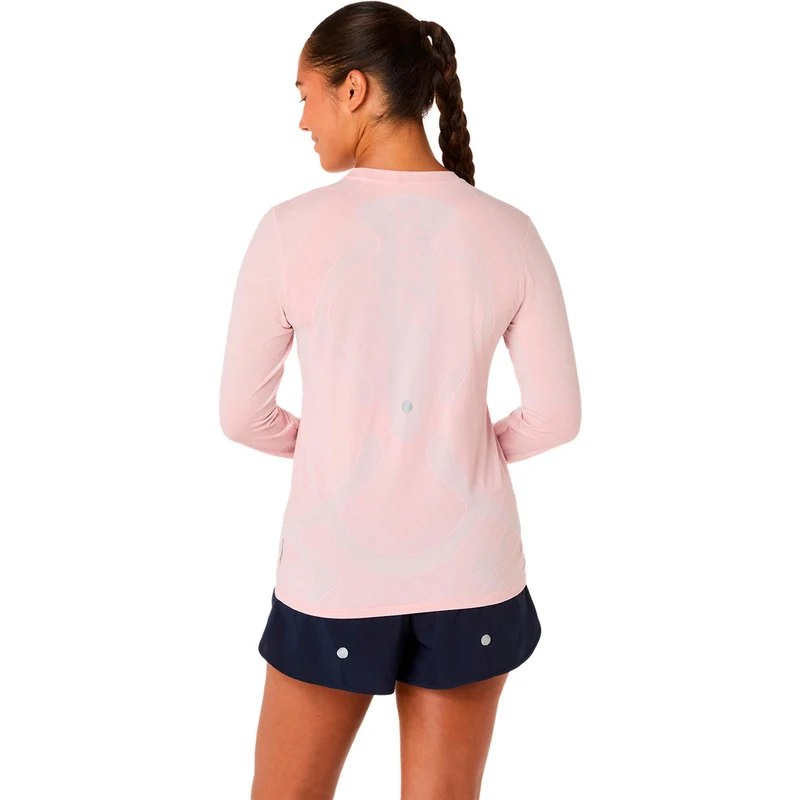 Road Seamless Laufshirt Damen - rosa, rot