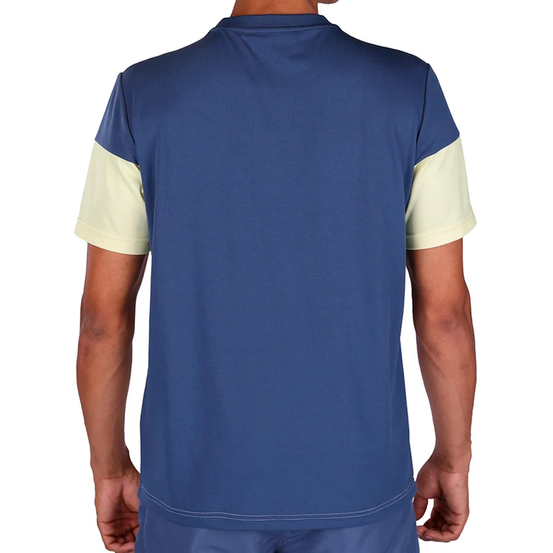 Prave T-Shirt Herren - blaugrau, weiß