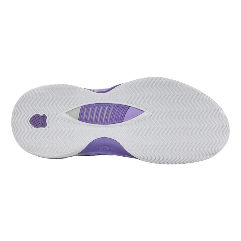 Hypercourt Supreme 2 Sandplatzschuh Damen - weiß, lavendel