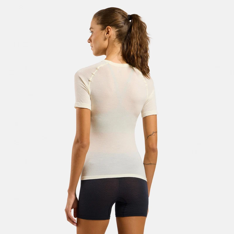 Merino PW 140 Seamless Unterhemd Damen-beige
