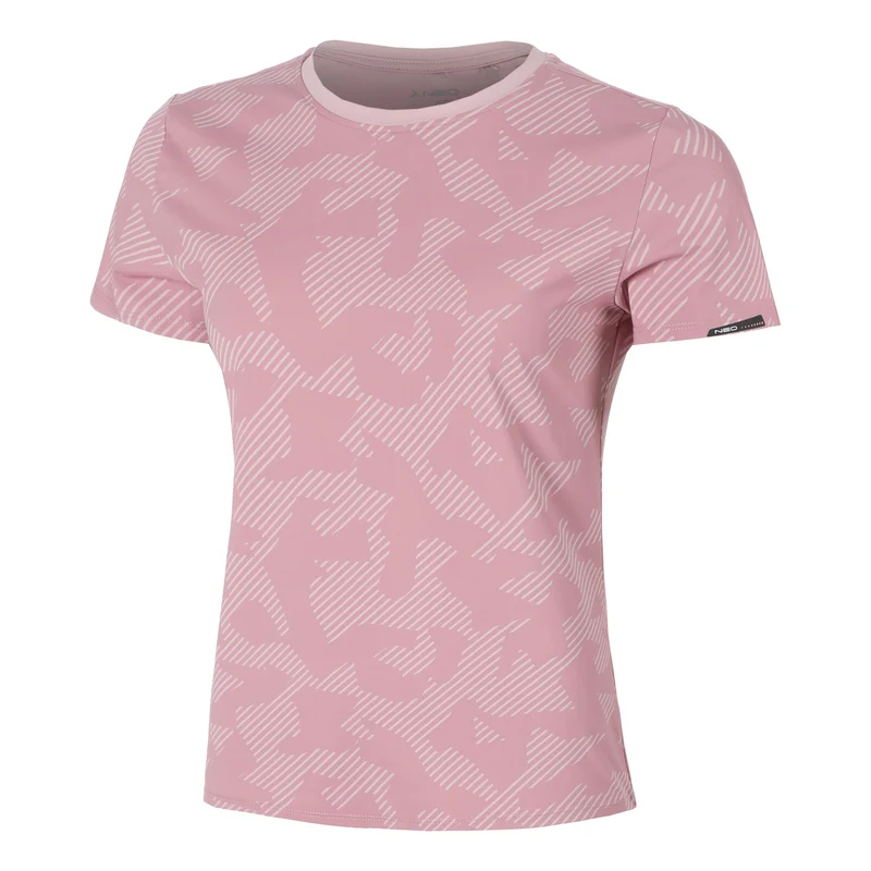 Feel the Vybe AOP Laufshirt Damen-mauve
