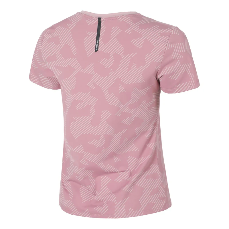 Feel the Vybe AOP Laufshirt Damen-mauve