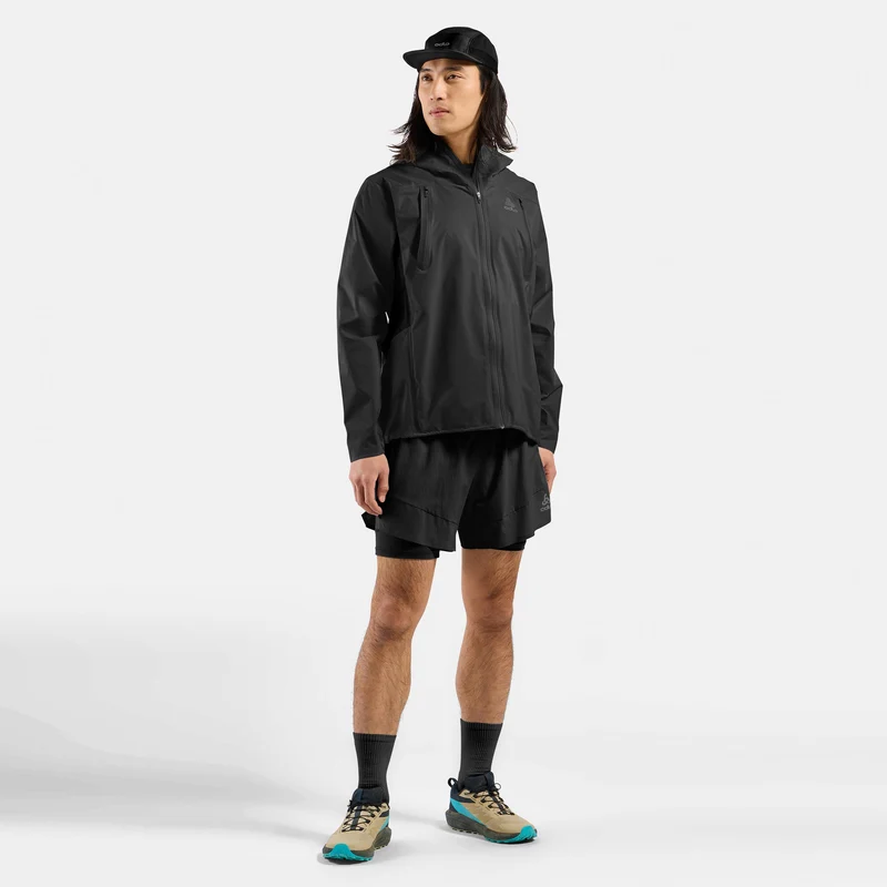 X-Alp Waterproof Pro Laufjacke Herren - schwarz