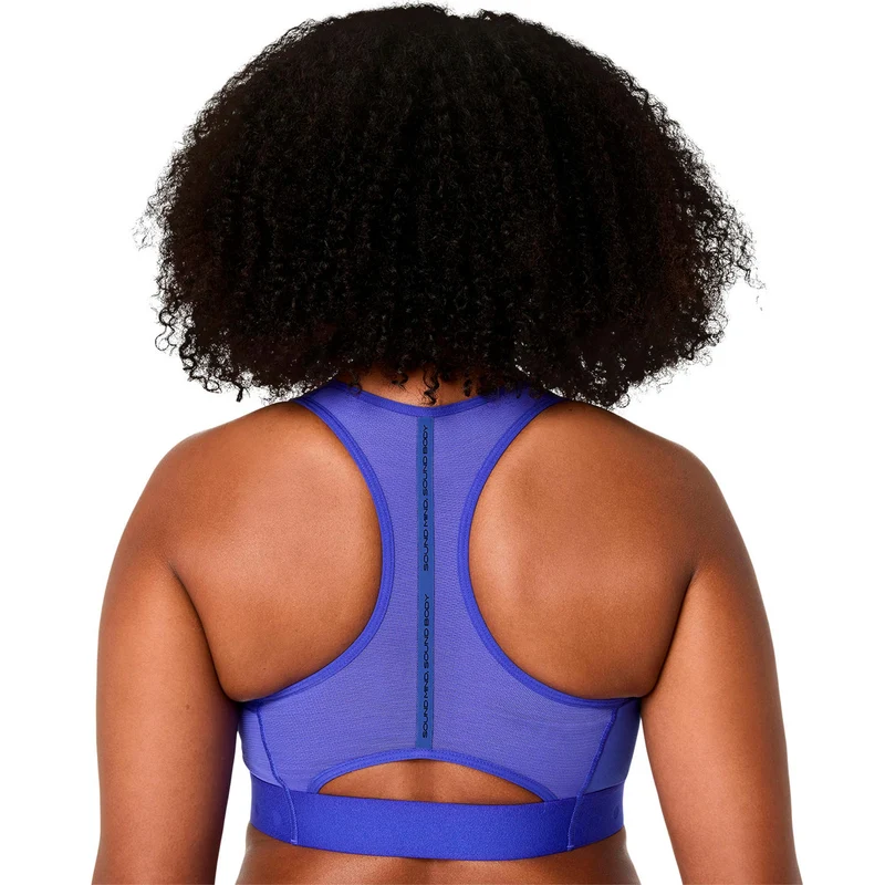 Road Compression Sport-BH Damen - blau, dunkelblau