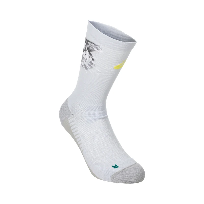 Performance Run Crew Laufsocken - weiß, gelb