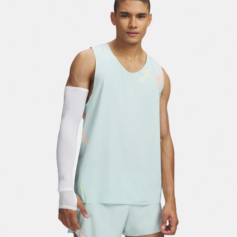 Velociti Elite Singlet Laufshirt Herren-mint, koralle