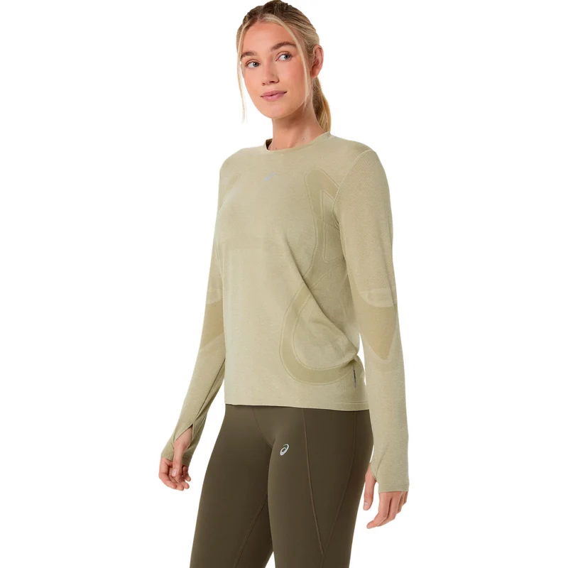 Road Seamless Laufshirt Damen - beige, beige