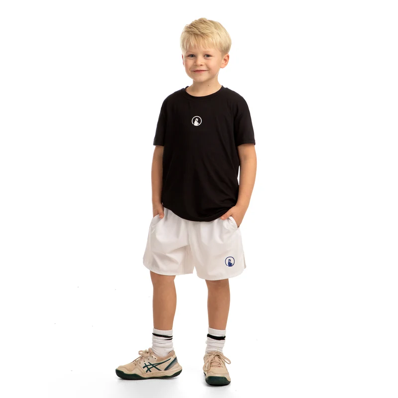 Receiver T-Shirt Jungen-Schwarz,Weiß