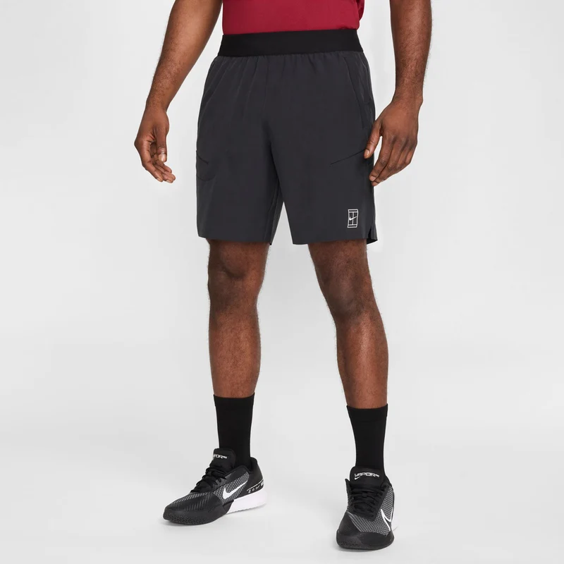 Court Dri-Fit Advantage 8in Shorts Herren-Schwarz,Weiß